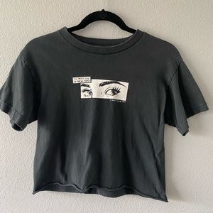 Brandy Melville I'll Meet You In New York cropped t-shirt
